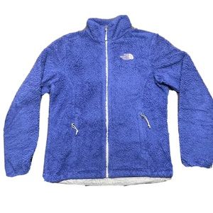 The North Face Women’s Blue fuzzy Sweater Size Small